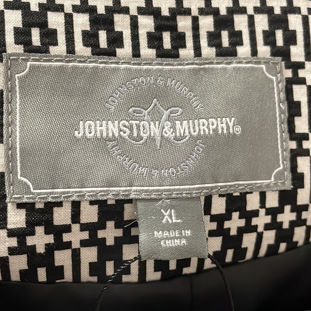 Johnston & Murphy Long Houndstooth Blazer XL